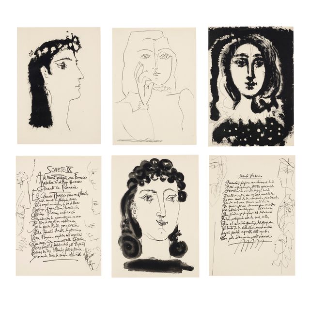 Pablo Picasso — Первые стихи : шесть тарелок