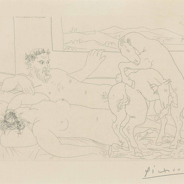 Pablo Picasso — Репозиторий скульптора III, от: La Suite Vollard
