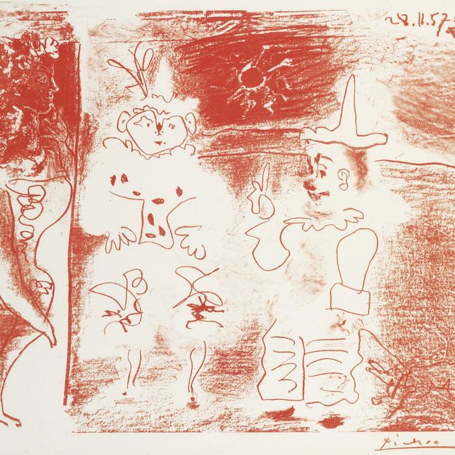 Pablo Picasso — Театр и клоуны (В. 842; М. 304)