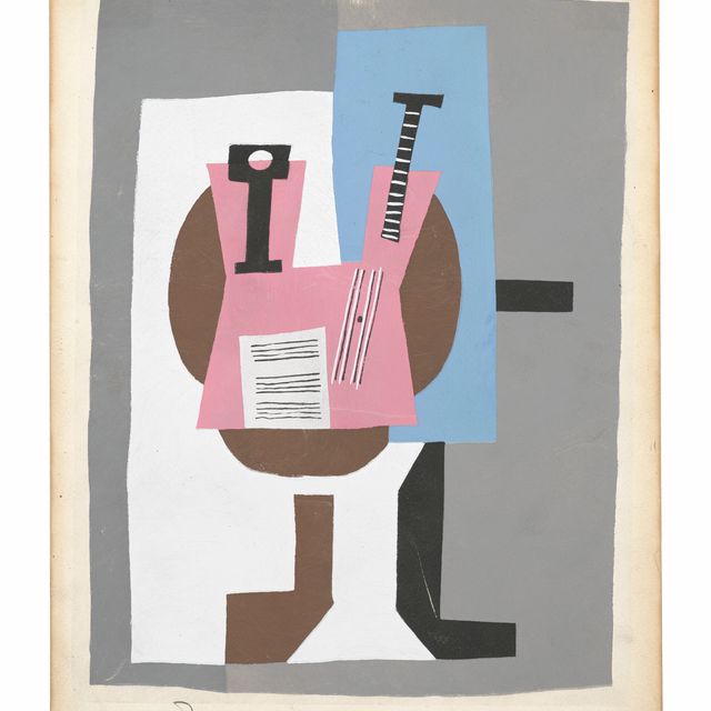 Pablo Picasso — Гитара и перегородка