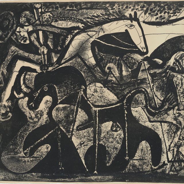 Pablo Picasso — Коррида, Пикадор