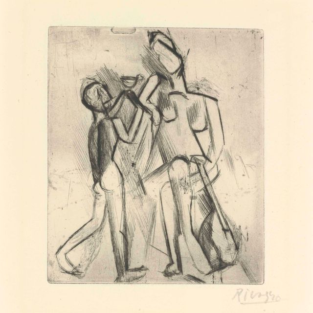 Pablo Picasso — Двойка фигур - нюансы