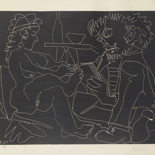 Pablo Picasso — Отец и сын модели (1194 г. до н. э.; 1357 г. до н. э.)