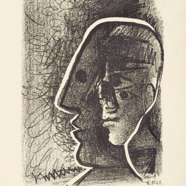 Pablo Picasso — Пикассо с 1916 по 1961 год (портреты Пикассо и Кокто)