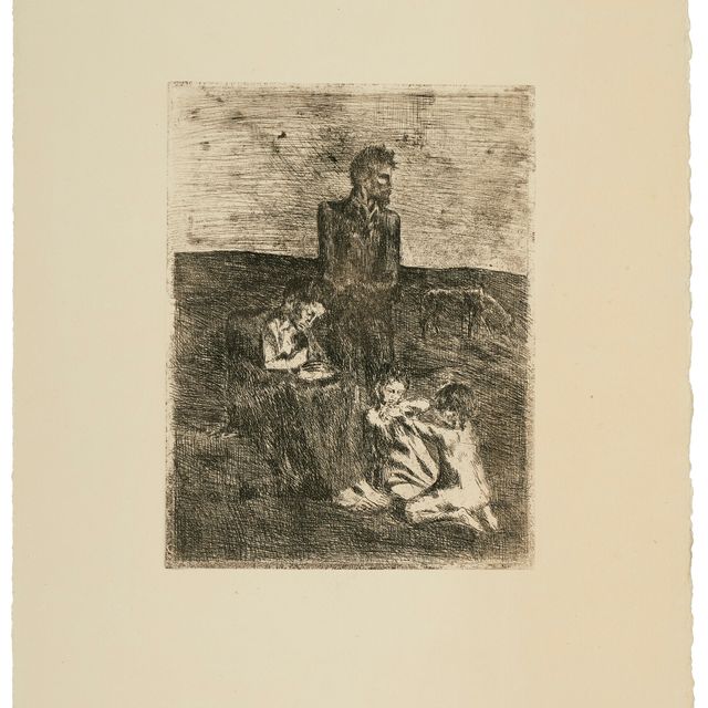 Pablo Picasso — Нищие из "Свиты Сальтимбанков"