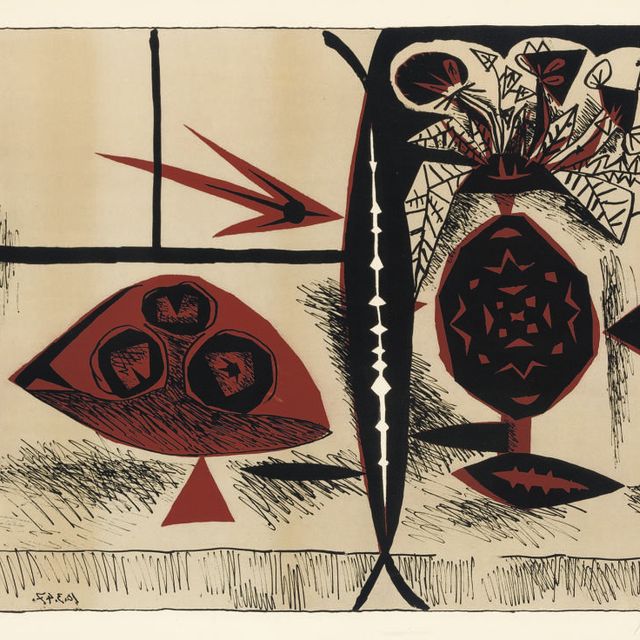 Pablo Picasso — Композиция для вазы с цветами (B. 426; M. 74)