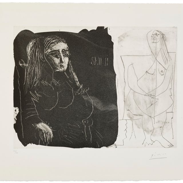 Pablo Picasso — Женщина в беде и в нужде.