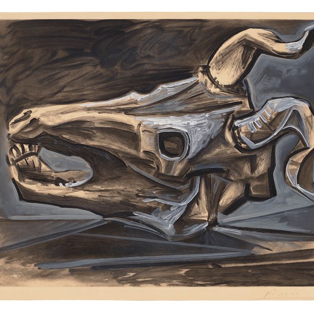 Pablo Picasso — Кран в замке над столом