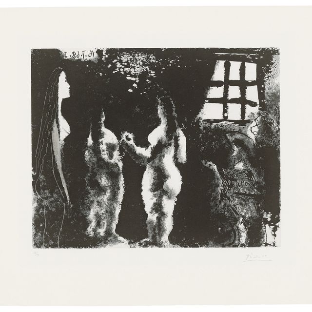 Pablo Picasso — Пансион в Гойе: Женщины в тюрьме, фото 206 из: La Série 347