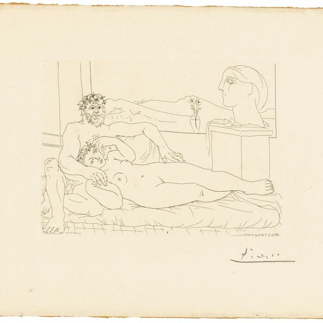 Pablo Picasso — Репозиторий скульптора II, от: La Suite Vollard