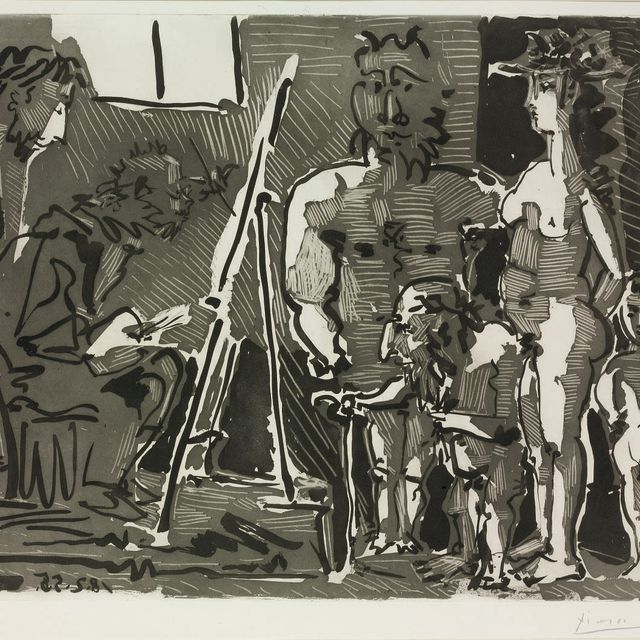 Pablo Picasso — Божественные гости (770 г. до н.э.; 920-III в. до н.э.)