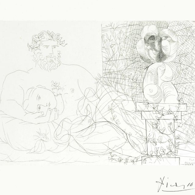 Pablo Picasso — Музей скульптора и сюрреалистической скульптуры, от La Suite Vollard