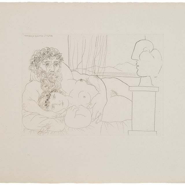 Pablo Picasso — Ла Сюит Воллар : две гравюры