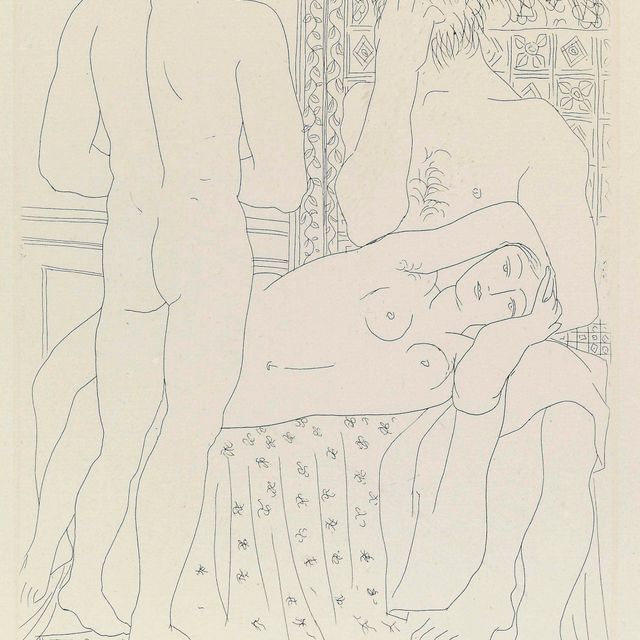 Pablo Picasso — Скульптор, модель дивана и скульптуры, фото 37 из коллекции La Suite Vollard (Блох 147; Медведь 298)