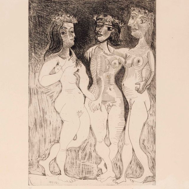 Pablo Picasso — Трое женщин