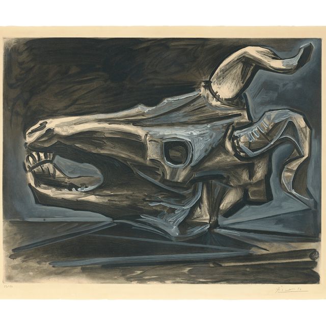 Pablo Picasso — Подъемный кран на столе
