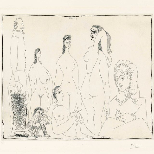 Pablo Picasso — Очень долгий путь от имени женщин, не будь маленькой писающей, от: Séries 347