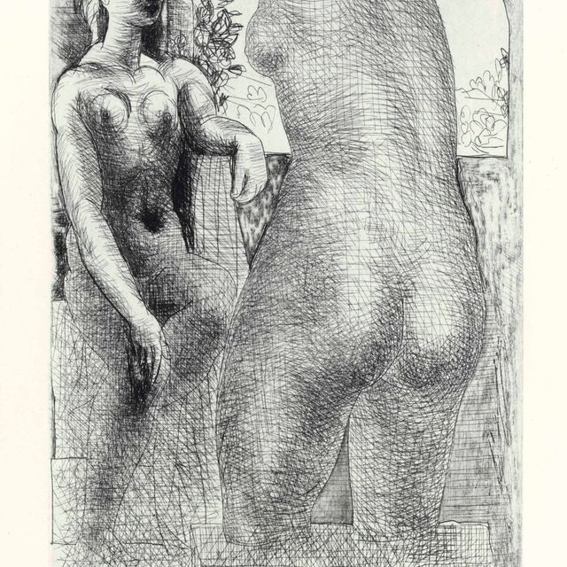 Pablo Picasso — Модель и большая скульптура души из коллекции La Suite Vollard
