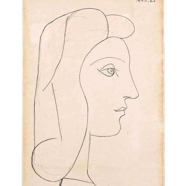Pablo Picasso — Профиль женщины