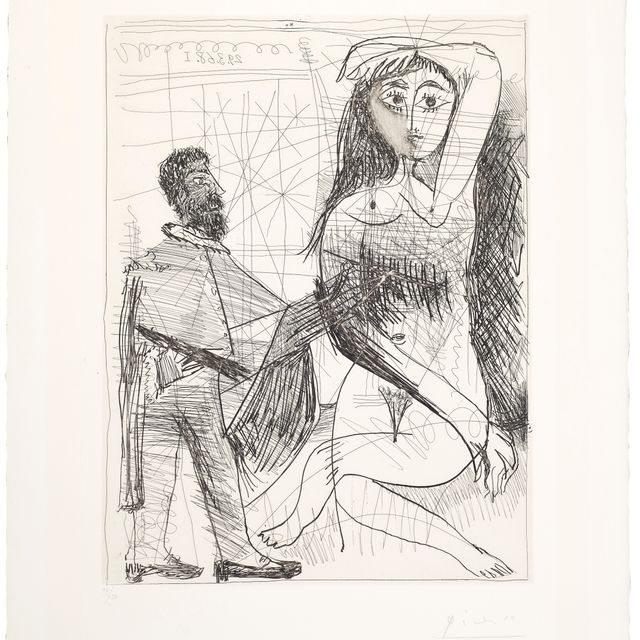Pablo Picasso — Модный испанский костюм, изысканный по своей модели, от Séries 347