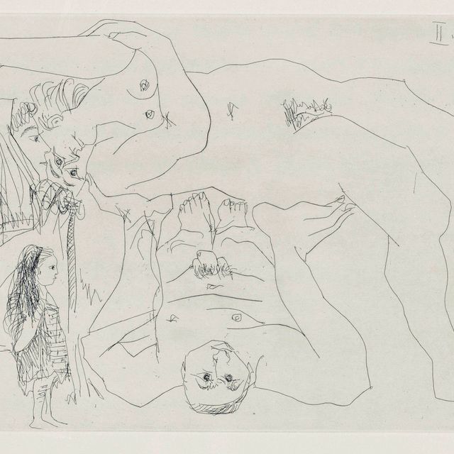 Pablo Picasso — Эль Энтьерро дель Конде де Оргас (р. 1465-1477; Б.А. 1377-1391; Книги Крамера, 146)