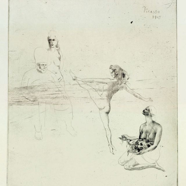 Pablo Picasso — Саломе из "Свиты Сальтимбанков" (B. 14; Ba. 17)
