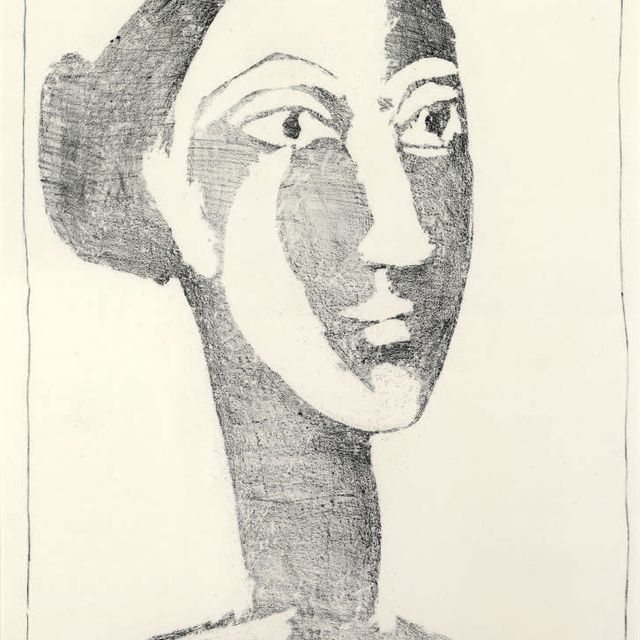 Pablo Picasso — Тет-а-тет с шиньоном (B. 731; M. 233)