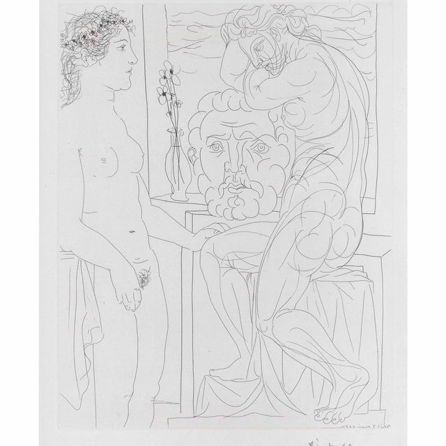 Pablo Picasso — Модель человека и скульптуры, фото 72 из коллекции La Suite Vollard