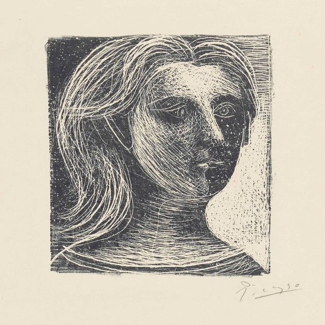 Pablo Picasso — Тет-а-тет с женщиной, от Пикассо Десена