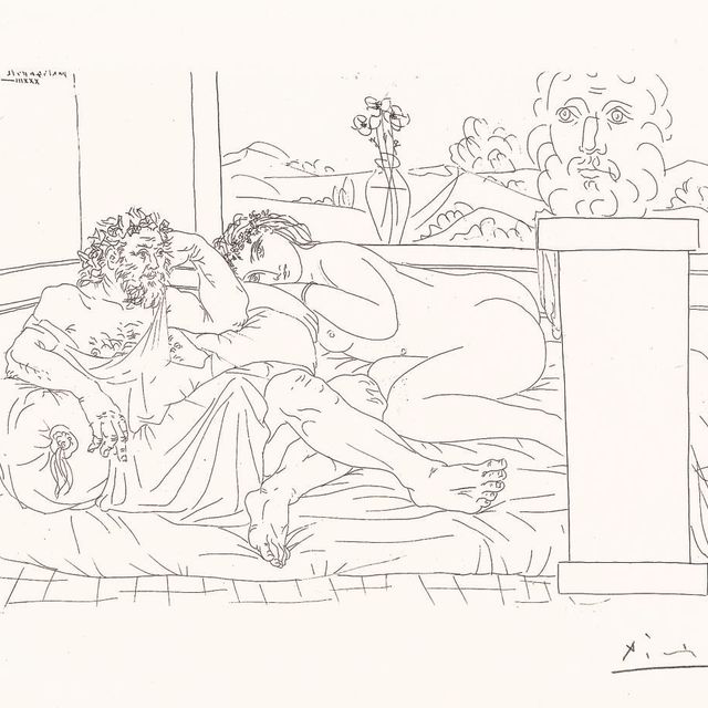 Pablo Picasso — Портрет скульптора IV, из "Сюиты Воллара" (B. 174; Ba. 327)