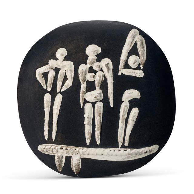 Pablo Picasso — Трое персонажей в Тремплене (A.R. 374)