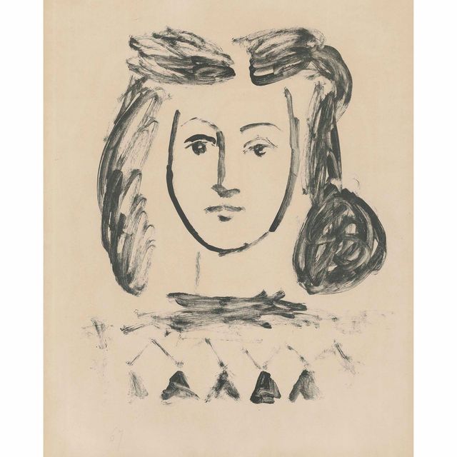 Pablo Picasso — Бюст молодой девушки