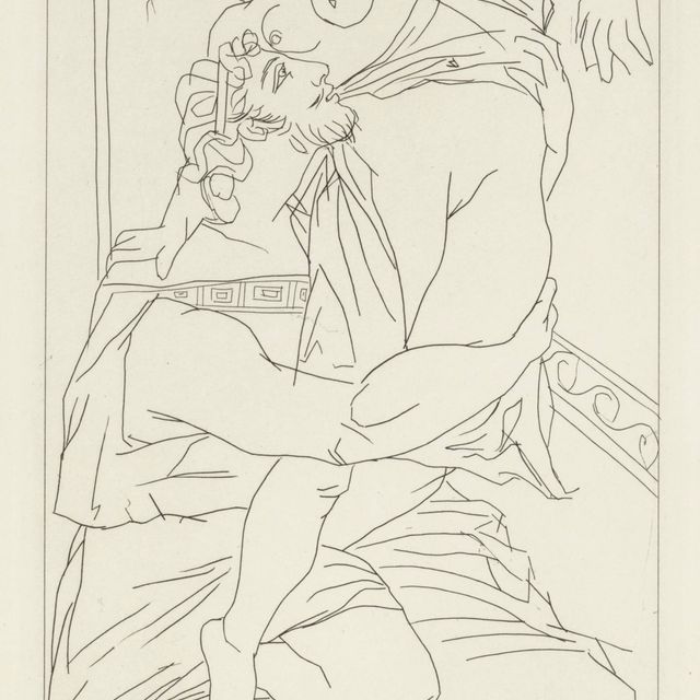 Pablo Picasso — "Синезий и миррина", от Лисистраты