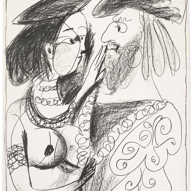 Pablo Picasso — Сеньор и дочь