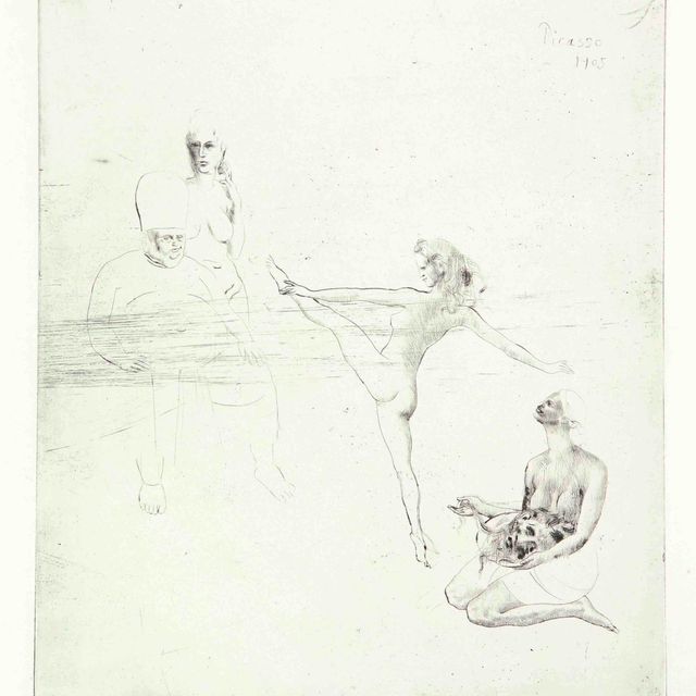 Pablo Picasso — Саломе из "Свиты Сальтимбанков" (B. 14; Ba. 17)