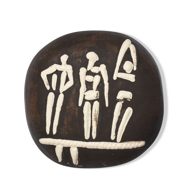 Pablo Picasso — Трое персонажей в Тремплене (A.R. 374)