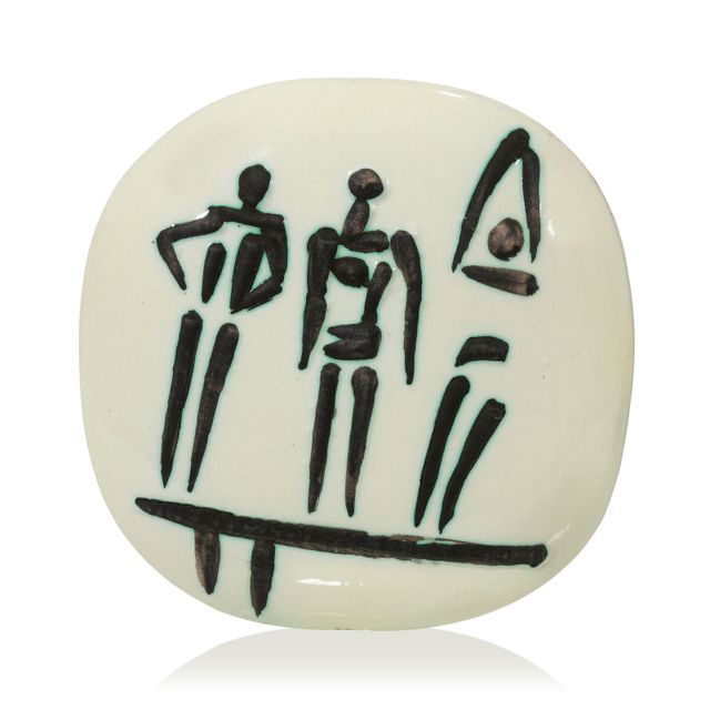 Pablo Picasso — Трое персонажей в Тремплене (A.R. 375)
