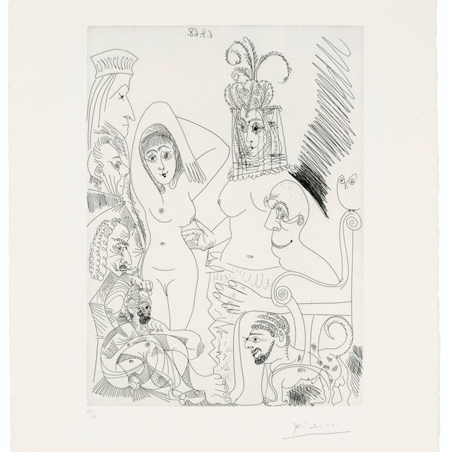 Pablo Picasso — Песня "Человек-барбу" для сцены из фильмов и ночных клубов, от: Séries 347