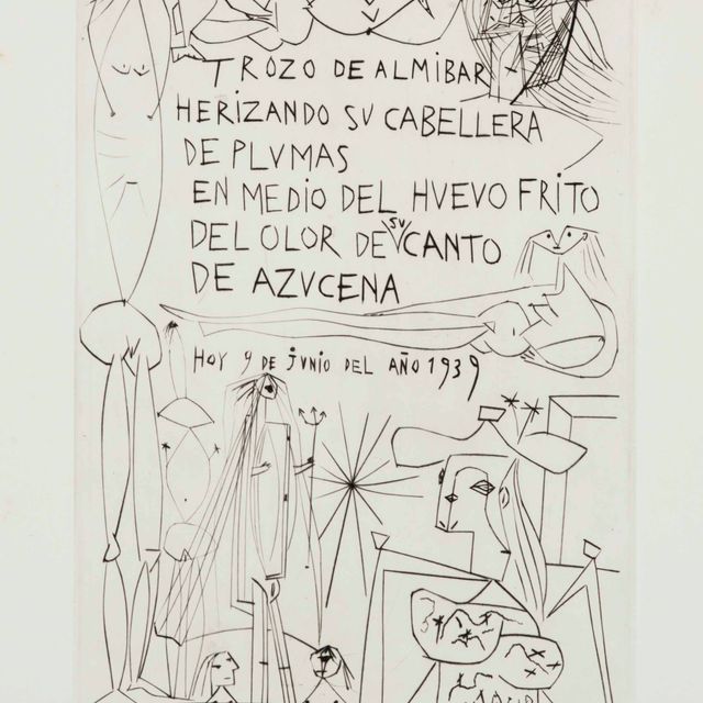 Pablo Picasso — Рафаэль Альберти, "Эль энтьерро дель Конде де Оргаз", Густаво Гили, "Эдисионес де ла Комета", Барселона, 1969