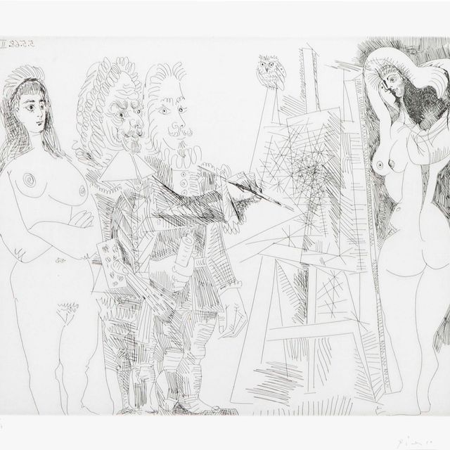 Pablo Picasso — Владелец, представитель семьи и официальный представитель ООН, из Ла-Сери, 347