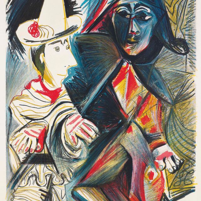 Pablo Picasso — Пьеро и Арлекин