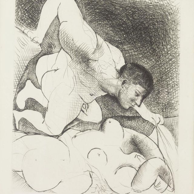 Pablo Picasso — Мужчина-девственник для женщин, от: La Suite Vollard (B. 138; Ba. 203 IIBd)