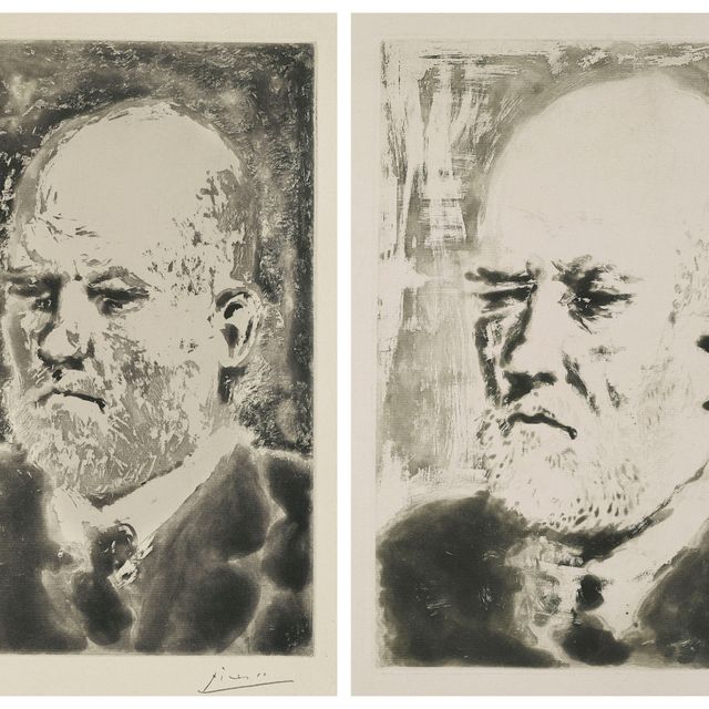 Pablo Picasso — Портрет де Воллара II, автор: La Suite Vollard