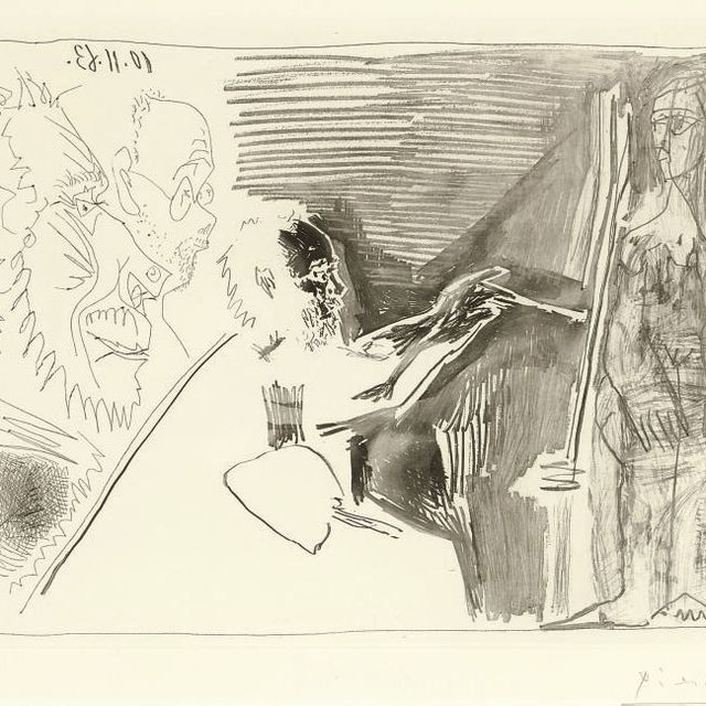 Pablo Picasso — Жизнь в родах (Б. 1126; Б. 1121)