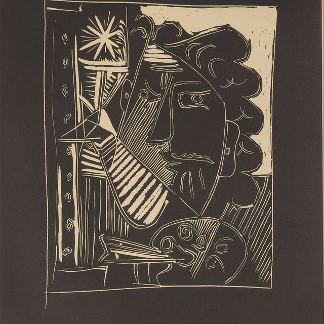 Pablo Picasso — Картина в стиле "палитра" (B. 1153; Ba. 1342)