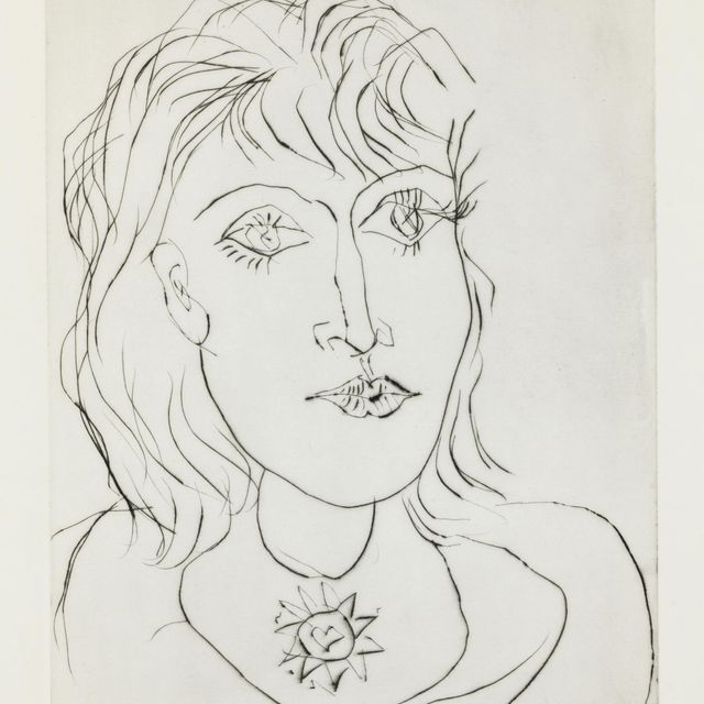Pablo Picasso — Портрет Доры Маар на Колье (B. 300; Ba. 628)
