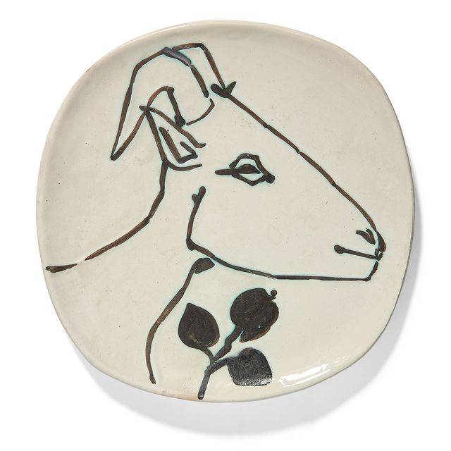 Pablo Picasso — Тет-а-тет по профилю (A.R. 106)