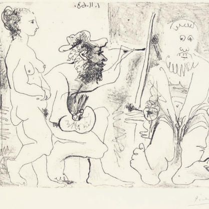 Pablo Picasso — Жизнь в родах (Б. 1121; В. 1115)