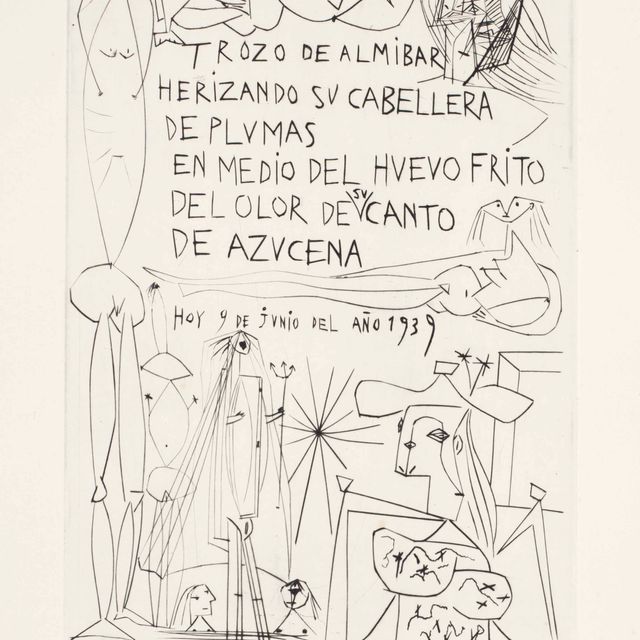 Pablo Picasso — Рафаэль Альберти, "Эль Энтьерро дель конде де оргаз", Густаво Гили, "Эдисионес де ла Комета", Барселона, 1969
