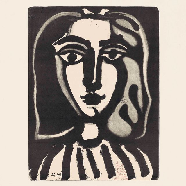 Pablo Picasso — Молодая женщина (р. 1836; М. 153)